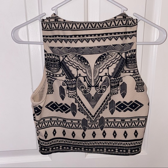Aztec Crop Top - S - Picture 3 of 3